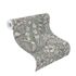 Non-woven wallpaper 555356 Rasch Green Black Floral 3