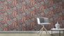 Vliestapete-Rasch-Floral-Blaetter-Orange-Blau-555370-Lirico-63214260_4 5