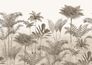 Wall mural 556179 Rasch Brown Beige Plants Tropics 1