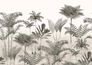 Wall mural 556223 Rasch Beige grey Plants Tropics 1