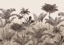 Wall mural 556254 Rasch Grey Beige Plants Tropics 2
