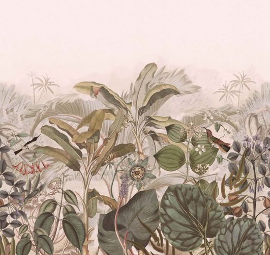 Mural 543681 Rasch beige green plants exotic