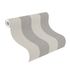Non-woven wallpaper Rasch gray silver striped 844009 4