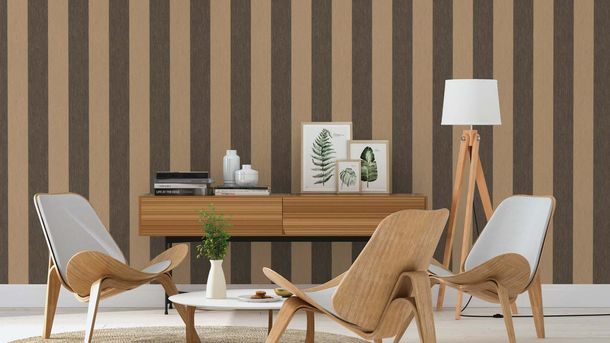 Rasch-Vliestapete-Streifen-Schwarz-Beige-Gold-844030-63214465