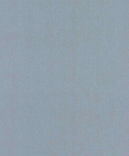 Vliestapete-Rasch-Textil-Optik-Uni-Blau-633658-63214648