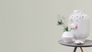 Rasch non-woven wallpaper cream white grooves texture 810172 3