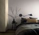 Non-woven wallpaper light brown fabric look Marburg 34176 1