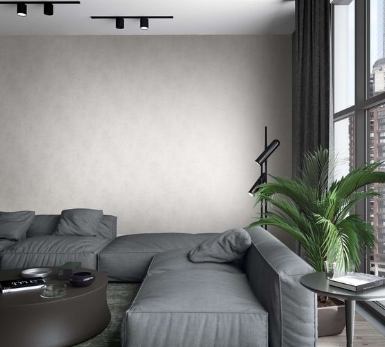 Non-woven wallpaper beige grey plaster look Marburg 34186
