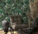 Non-woven wallpaper grey green tropical Marburg 34195 1