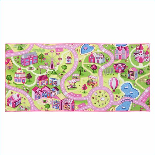 Kinderteppich-Sweet-Town-Strassen-Maedchen-Teppich-95x200-cm-63215020