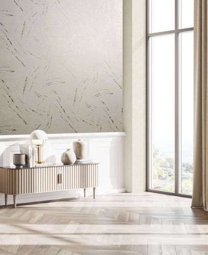 Non-woven wallpaper 33667 plaster look cream Marburg