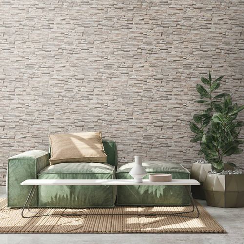 Vliestapete-Beige-Silber-Mauer-Stein-Metallic-38816-1-63215207_6