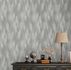 Non-woven Wallpaper grey graphic triangles 39104-5 4