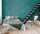 Non-woven Wallpaper blue silver metallic waves 39105-2 4