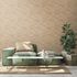 Non-woven Wallpaper beige gold metallic waves 39105-4 1