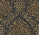 Non-woven Wallpaper black gold ornaments 39112-3 2