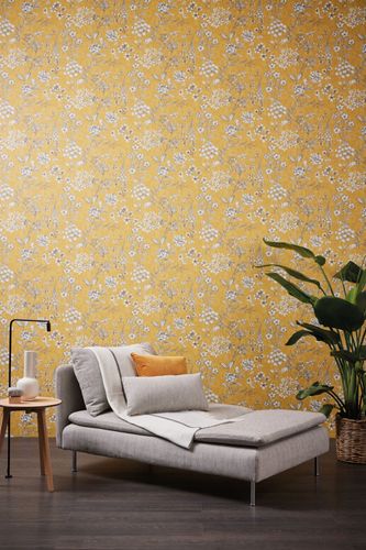 Vliestapete-Floral-Grafik-Floral-Gelb-Weiss-39117-2-63215239_1