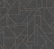 Non-woven Wallpaper black gold pattern graphic 39118-4 3