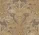 Non-woven Wallpaper Brown Gold Oriental Damask 39119-4 3