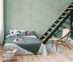 Non-woven Wallpaper Turquoise Gold Leaves Metallic 39120-4 1