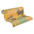 Non-woven Wallpaper Yellow Silver Metallic Flowers 39128-3 4