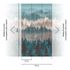 Wall Mural Blue Brown Abstract Forest Fog 39181-1 2
