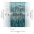 Wall Mural Teal grey Abstract Forest Fog 39181-3 2
