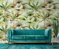 Wall Mural Blue Green Palm Leaves Ferns 39183-1 1