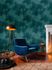 Photo Wallpaper Teal Leaves Ferns Tropsich 39184-1 1