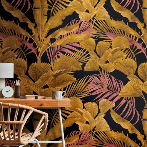 Digitaldruck-Blaetter-Tropen-Floral-Schwarz-Gold-39185-3-63215286