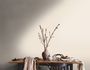 Non-woven Wallpaper cream mottled plain Texture 39216-1 2