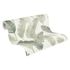 Non-woven Wallpaper white green Texture palm leaves 39218-4 4