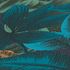 Non-woven Wallpaper blue green leaves pattern 39222-1 4