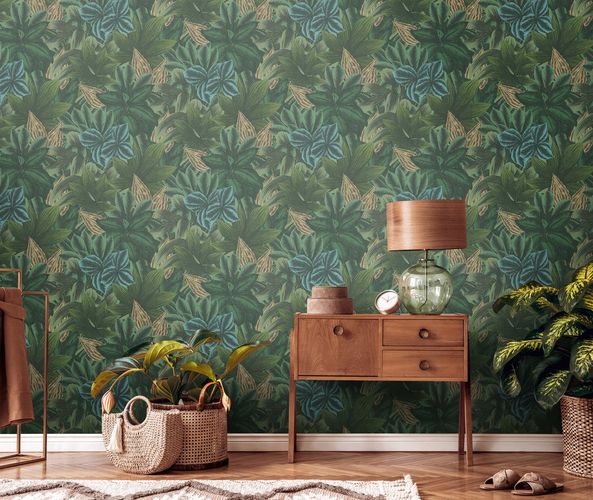 Vliestapete-Floral-Tropen-Exotik-Gruen-Gelb-39222-4-63215308_4