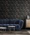Wall Mural Black Gold Metallic 3D Effect 39179-1 2