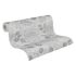 Non-woven wallpaper 39025-1 grey silver metallic floral 3
