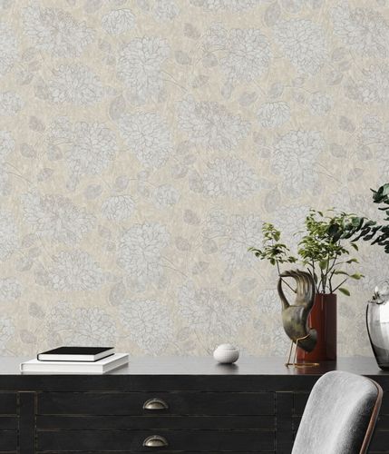 Vliestapete-Floral-Floral-Beige-Weiss-Metallic-39025-2-63215477_7