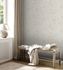 Non-woven wallpaper 39025-2 beige white metallic floral 5
