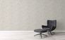 Non-woven wallpaper 39025-2 beige white metallic floral 9