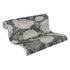 Non-woven wallpaper 39025-3 black cream metallic floral 3