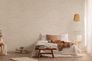 Non-woven wallpaper 39027-1 light brown white stone wall 7