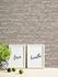 Non-woven wallpaper 39027-4 grey brown white stone wall 5