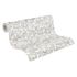 Non-woven wallpaper 39028-1 white silver metallic leaves 3