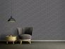 Non-woven wallpaper 39028-4 black grey leaves pattern 6
