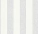 Non-woven wallpaper 39029-1 white grey mottled stripes 2