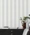 Non-woven wallpaper 39029-1 white grey mottled stripes 8