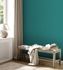 Non-woven wallpaper 39030-9 petrol mottled plain 5