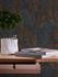 Non-woven wallpaper 39038-6 black orange gloss ferns 5
