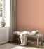 Non-woven wallpaper 39039-6 orange linen optic structure 1