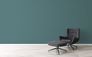 Non-woven wallpaper 39039-9 petrol linen optic structure 8